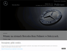 Tablet Screenshot of polimerc.mercedes-benz.pl