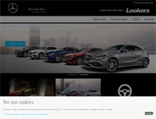 Tablet Screenshot of lookers.mercedes-benz.co.uk