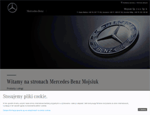 Tablet Screenshot of mojsiuk.mercedes-benz.pl