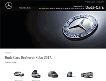 Tablet Screenshot of duda-cars.mercedes-benz.pl