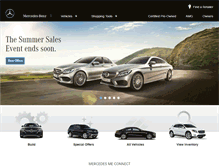 Tablet Screenshot of mercedes-benz.ca