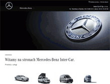 Tablet Screenshot of intercar.mercedes-benz.pl